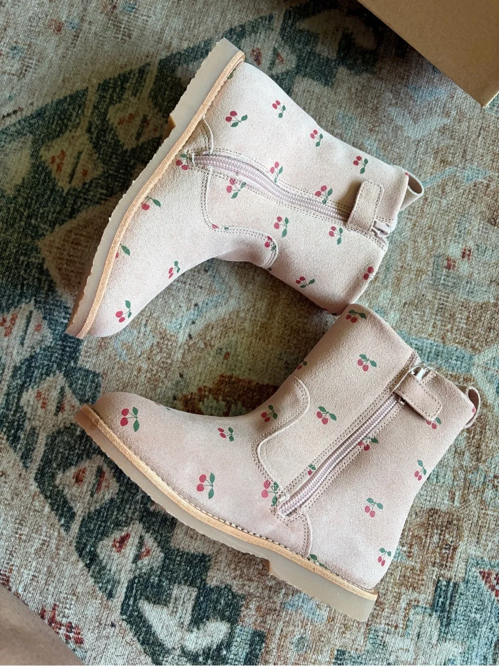 New In Box Konges Slojd Pippi Pull Toddler On Boot - Cherry EU 30/ US 12.5